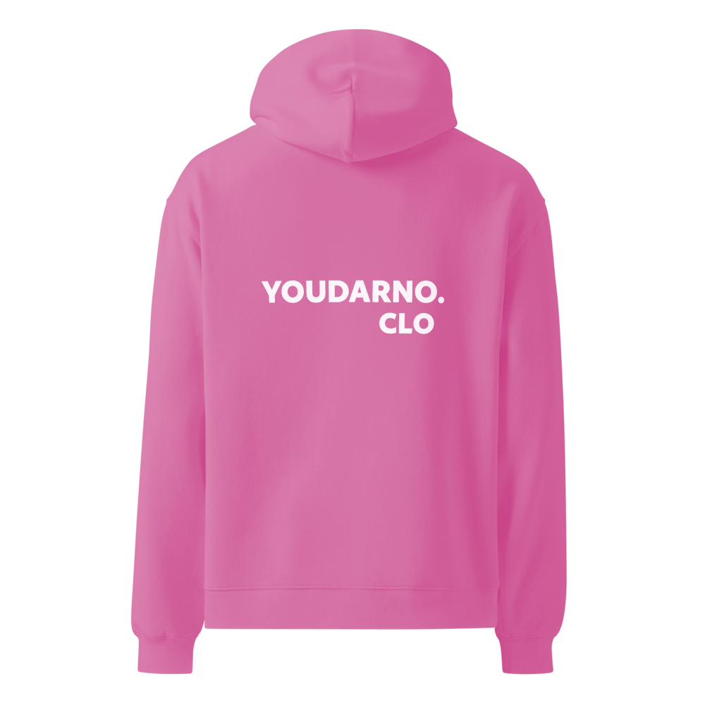 YOUDARNO.CLO HOODIE | PINK